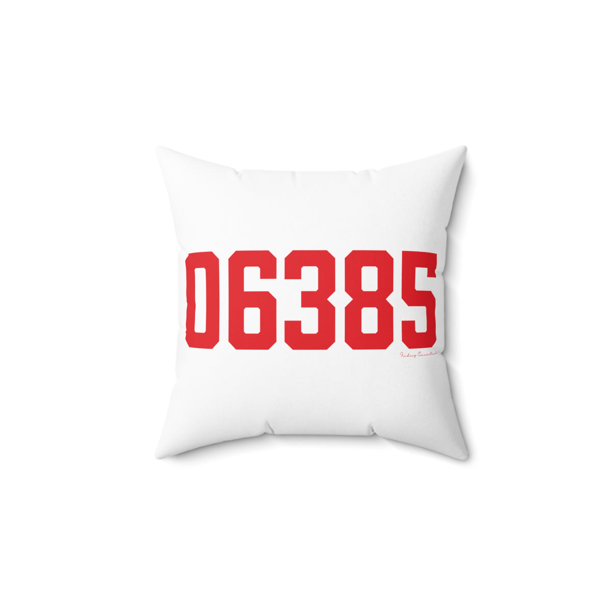 06385 Waterford Connecticut Zip Code Spun Polyester Square Pillow