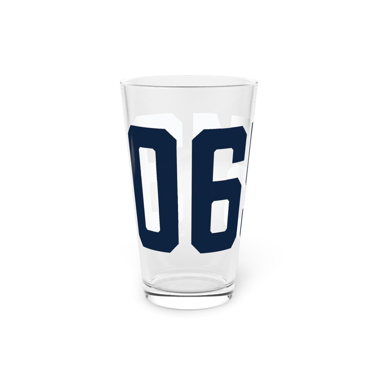 06513 East Haven Connecticut Zip Code Pint Glass, 16oz