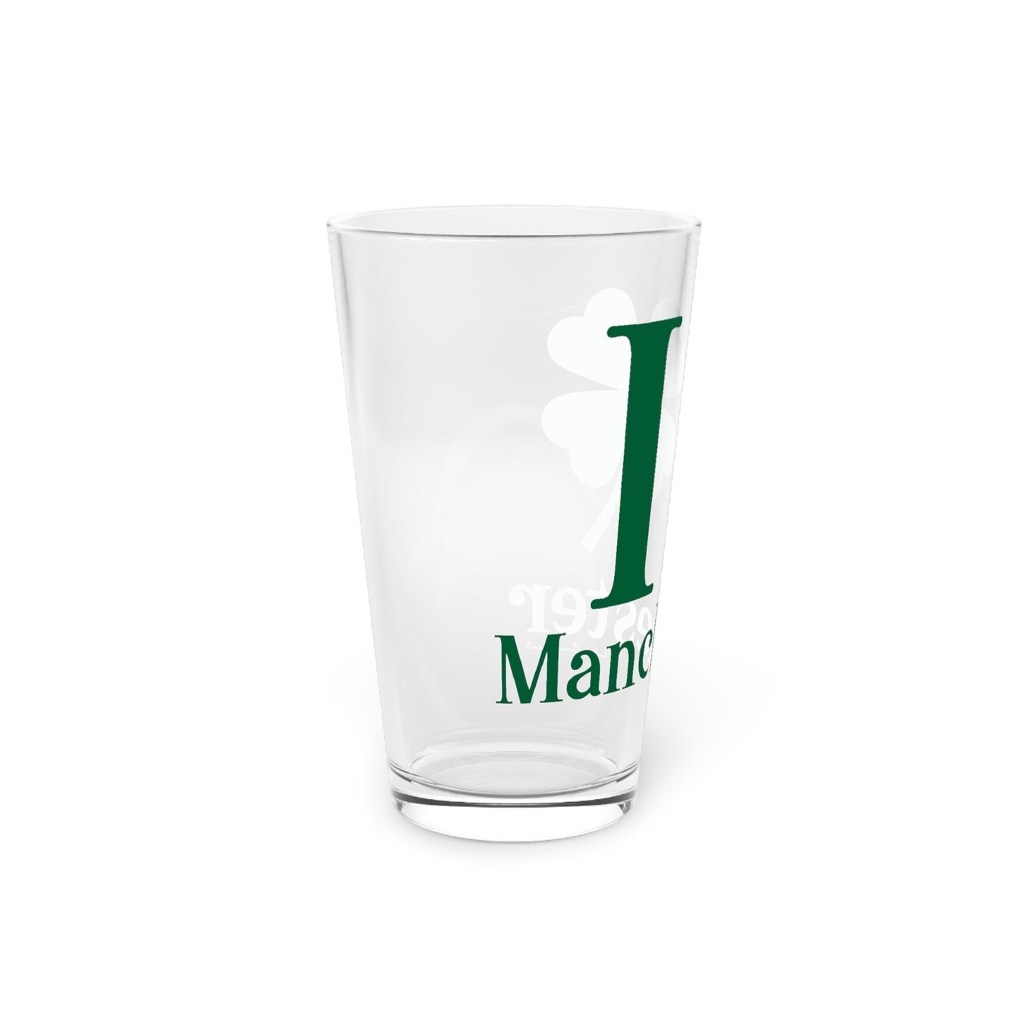 I Clover Manchester Pint Glass, 16oz