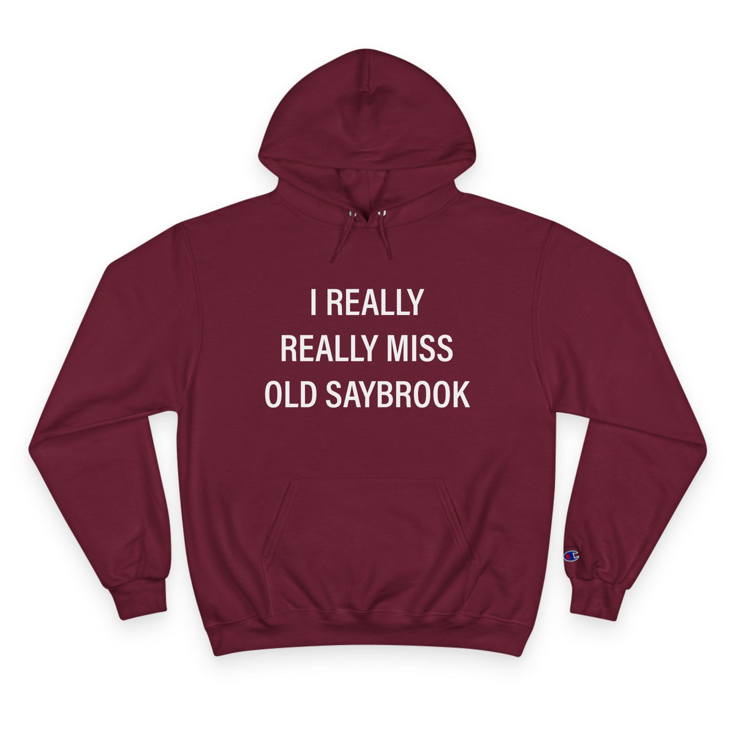 I Really Really Miss Old Saybrook Champion Hoodie