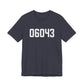 06043 Bolton CT Zip Code Unisex Jersey Short Sleeve T-Shirt