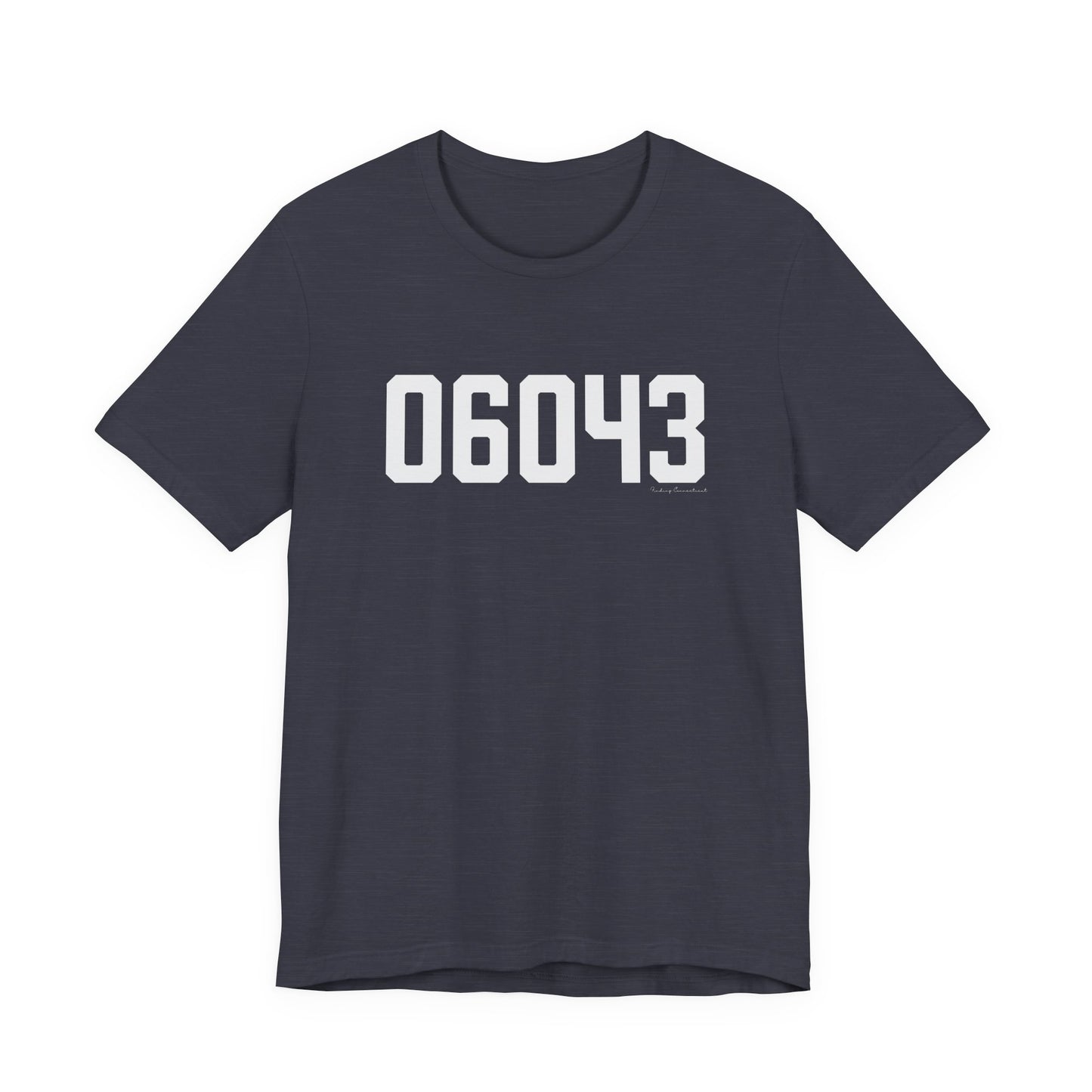 06043 Bolton CT Zip Code Unisex Jersey Short Sleeve T-Shirt