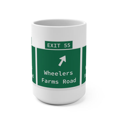 Vintage WCP Exit 55 Sign Mug 15oz