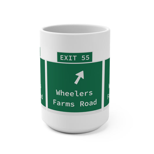 Vintage WCP Exit 55 Sign Mug 15oz