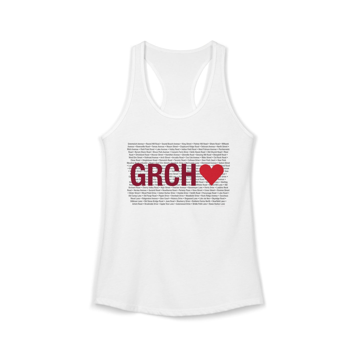 Greenwich Love Women's Ideal Racerback Tank Top