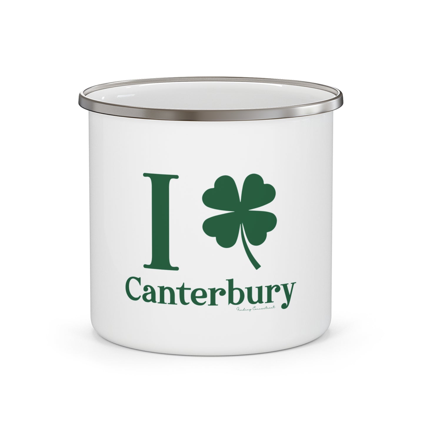 I Clover Canterbury Enamel Camping Mug