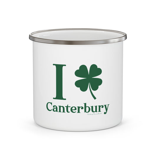 I Clover Canterbury Enamel Camping Mug