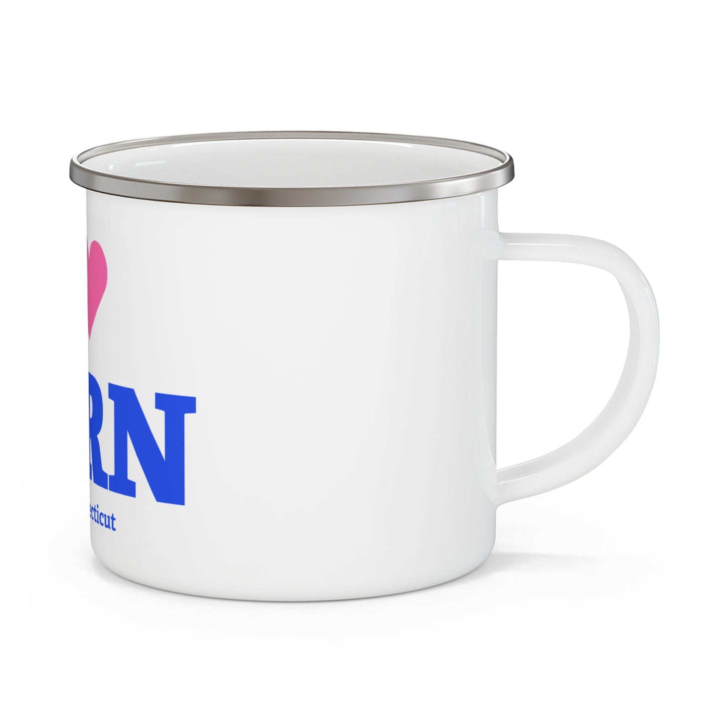 I Heart DARN Enamel Camping Mug