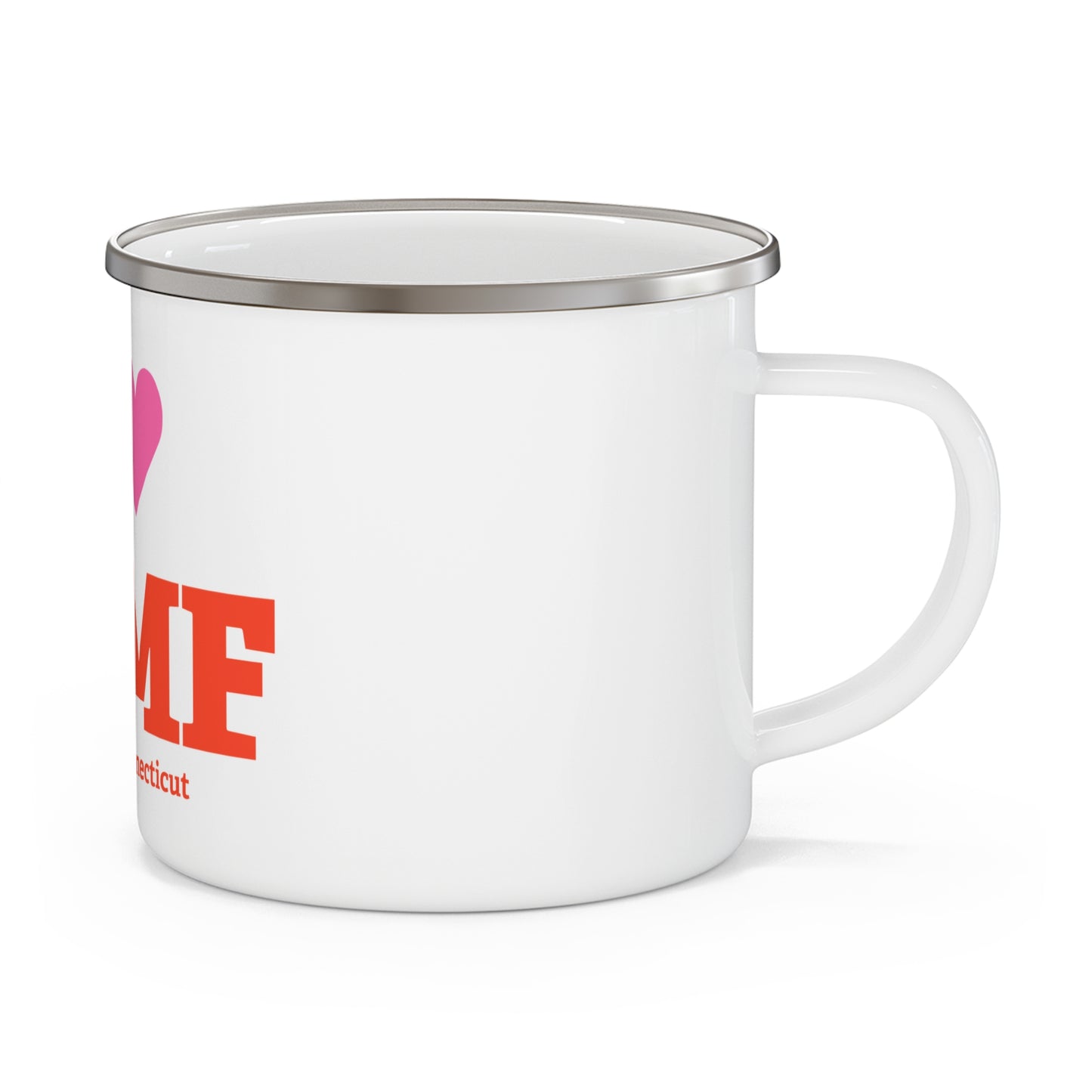 I Heart STMF Enamel Camping Mug