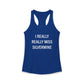 I Really Really Miss Silvermine Women's Ideal Racerback Tank Top