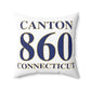 Canton 860 Connecticut Polyester Square Pillow