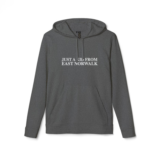 Just a kid from East Norwalk adidas Unisex Fleece Hoodie