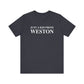 Just a kid from Weston Unisex Jersey Short Sleeve T-Shirt