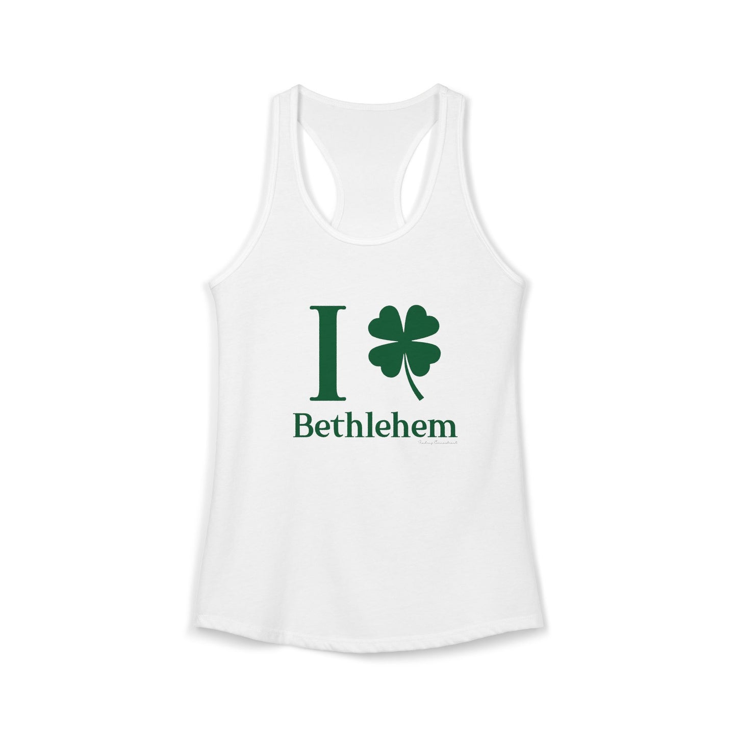 I Clover Bethlehem Women's Ideal Racerback Tank Top