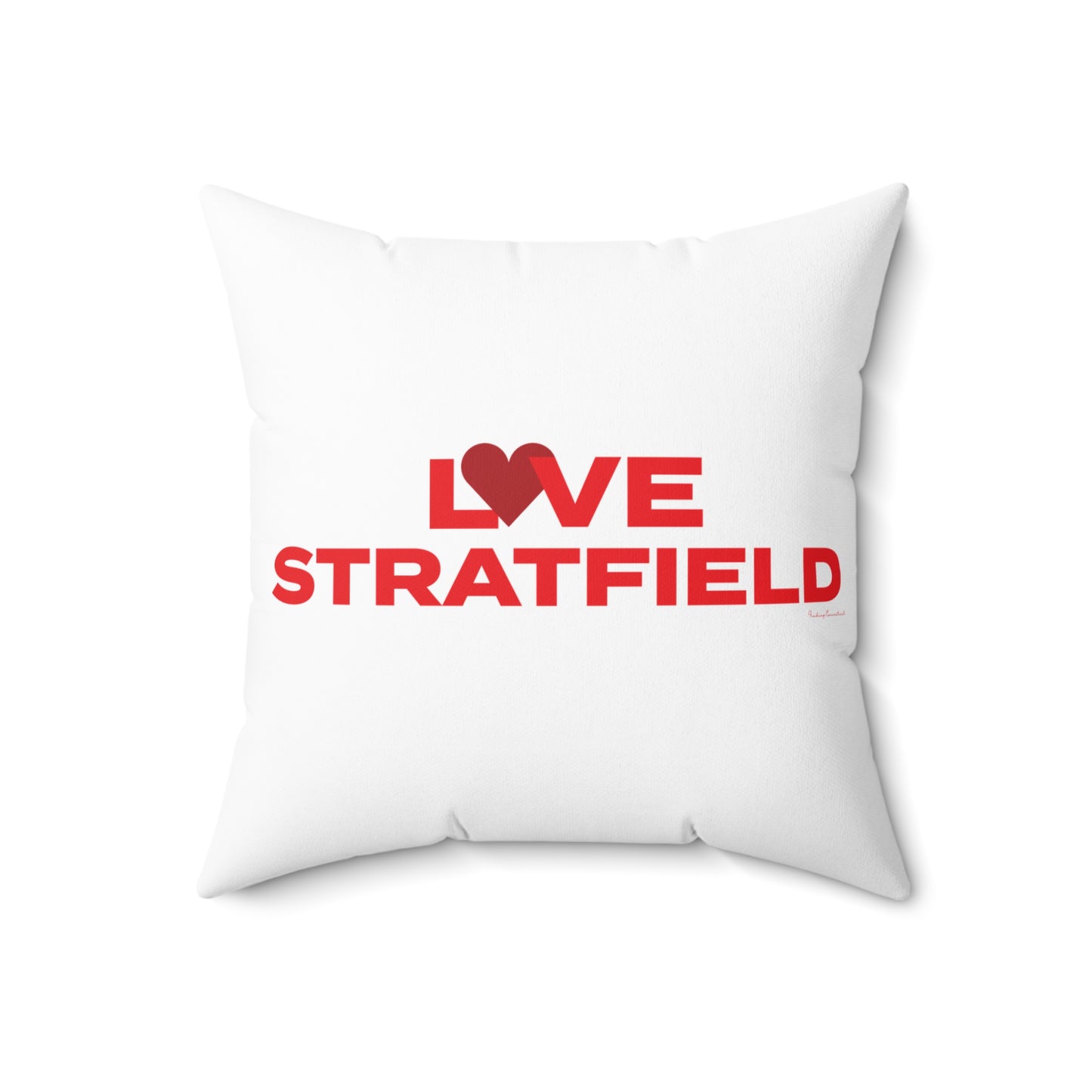 Love Stratfield Spun Polyester Square Pillow