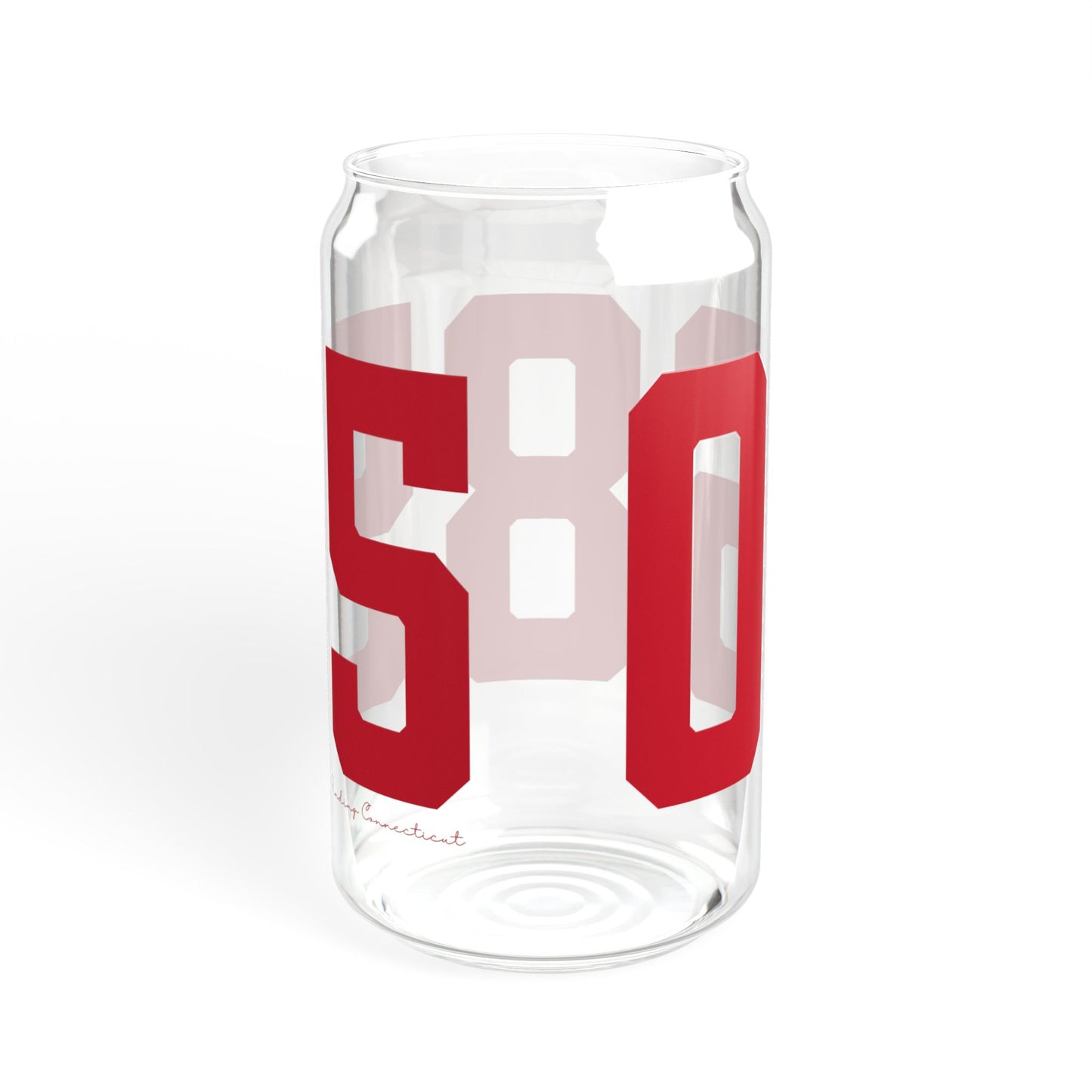 06855 Norwalk Connecticut Zip Code Sipper Glass, 16oz