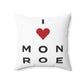 Monroe Vision Spun Polyester Square Pillow