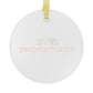Love Southport Glass Ornaments