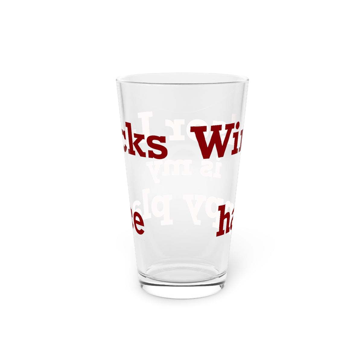 Windsor Locks is My Happy Place Pint Glass, 16oz