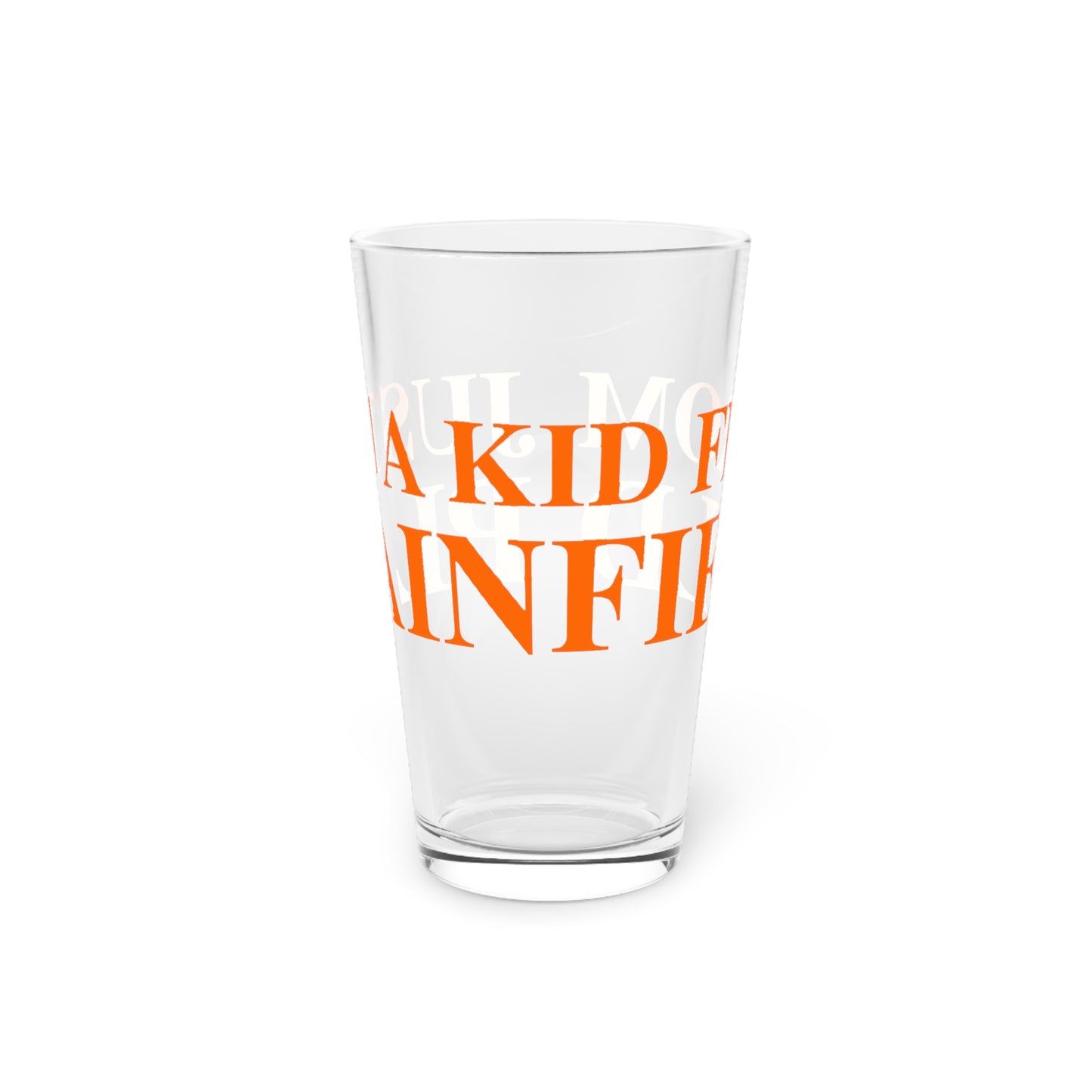 Just a kid from Plainfield Pint Glass, 16oz