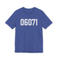 06071 Somers CT Zip Code Unisex Jersey Short Sleeve T-Shirt