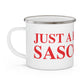 Just a kid from Sasco Hill Enamel Camping Mug