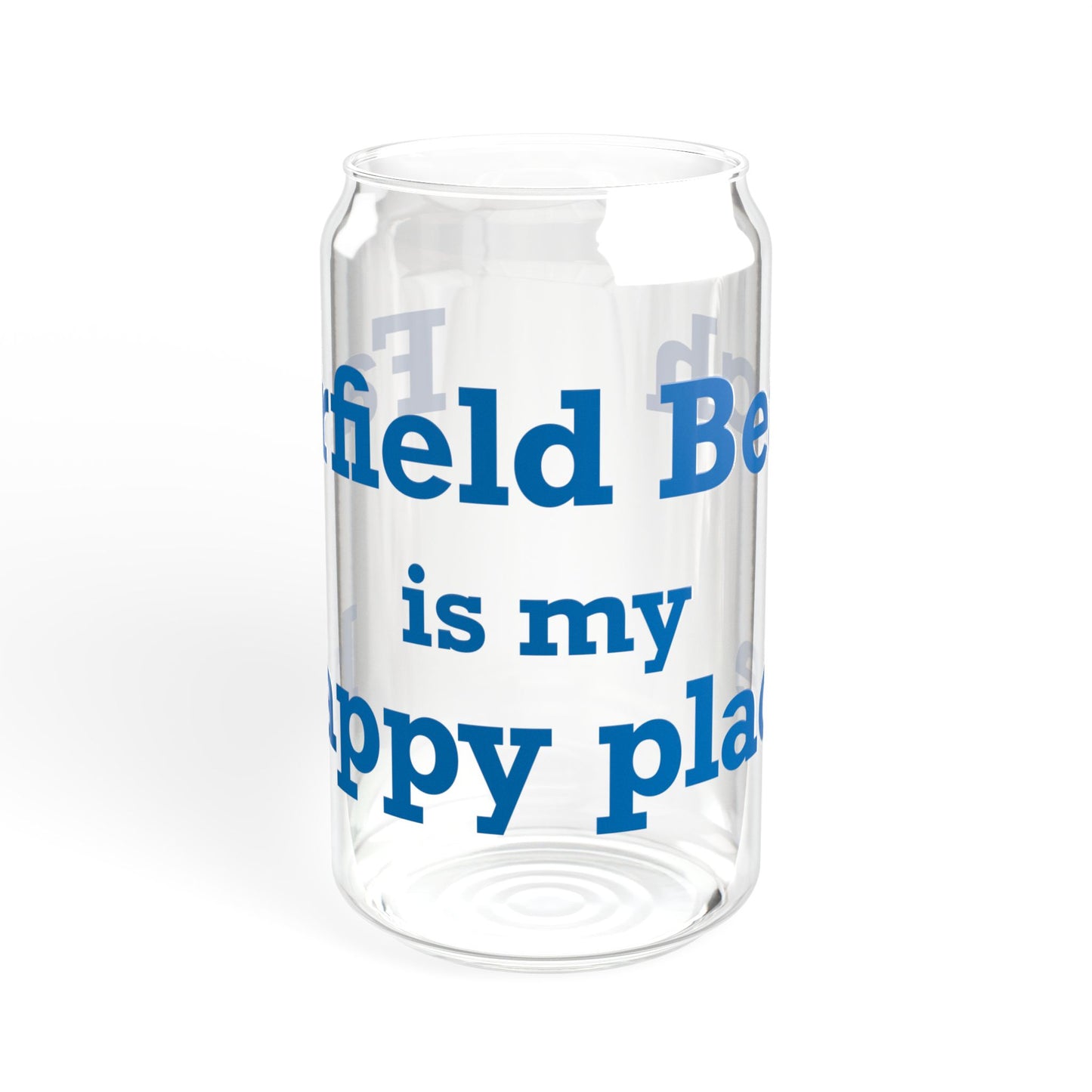 Fairfield Beach is My Happy Place Sipper Glass, 16oz