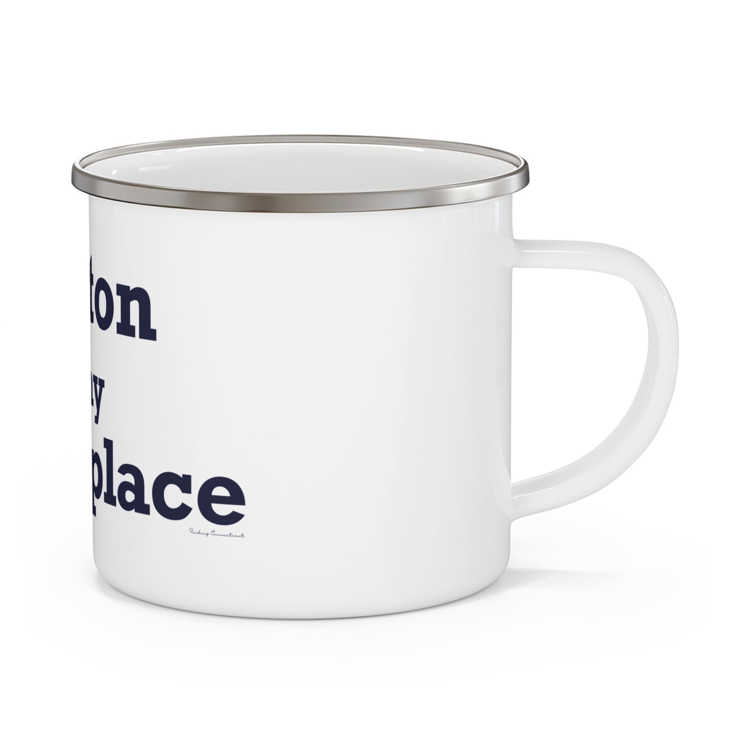 Weston Is My Happy Place Enamel Camping Mug
