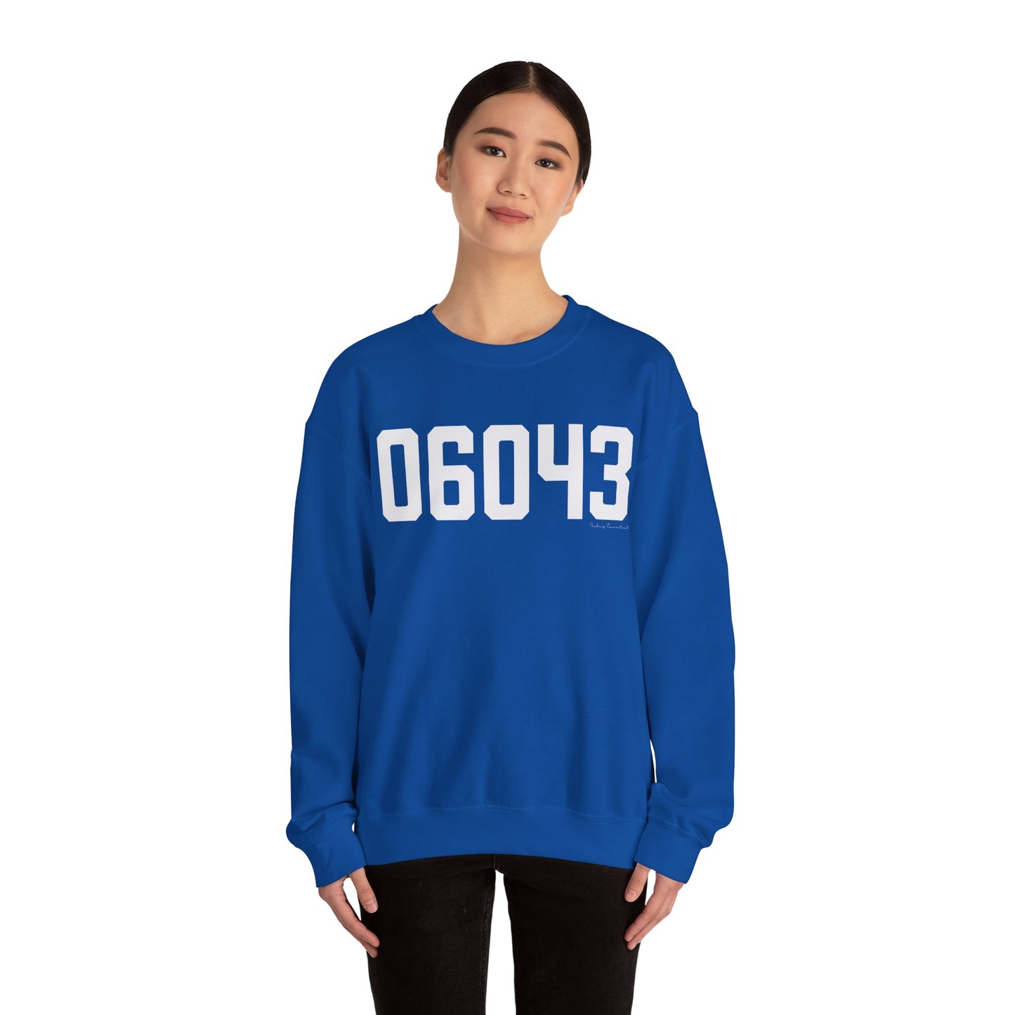 06043 Bolton CT Zip Code Unisex Heavy Blend™ Crewneck Sweatshirt