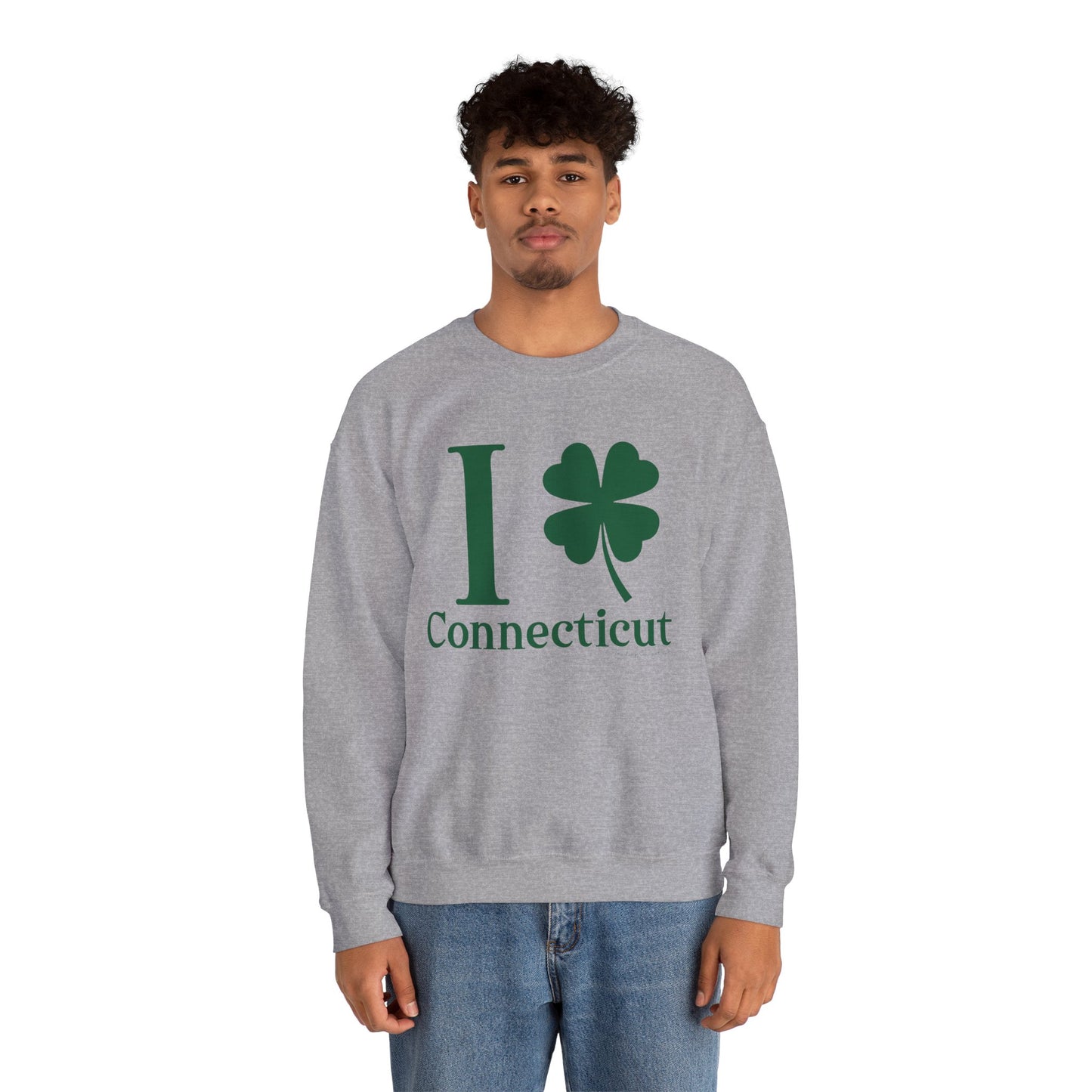 I Clover Connecticut  Unisex Heavy Blend™ Crewneck Sweatshirt