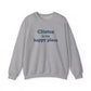 Clinton is My Happy Place Unisex Heavy Blend™ Crewneck Sweatshirt