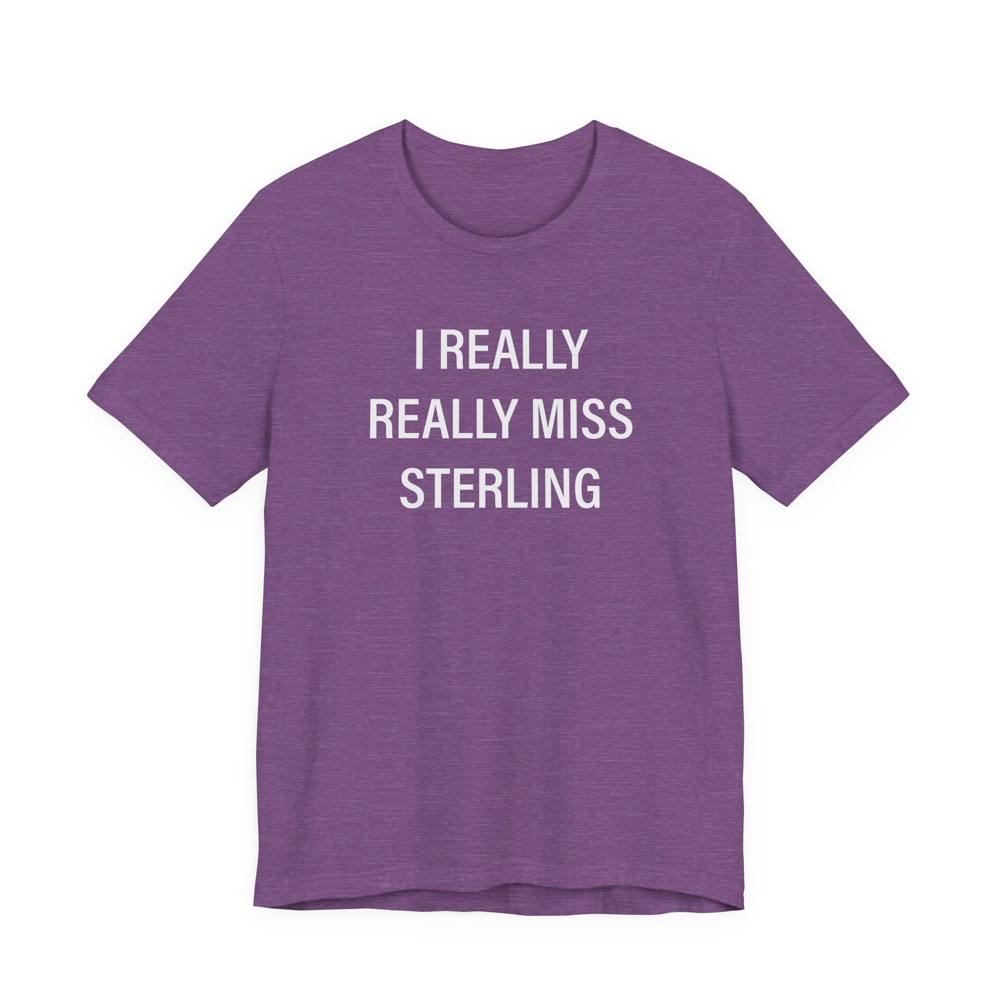 I Really Really Miss Sterling Unisex Jersey Short Sleeve T-Shirt