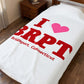I Heart BRPT Velveteen Plush Blanket