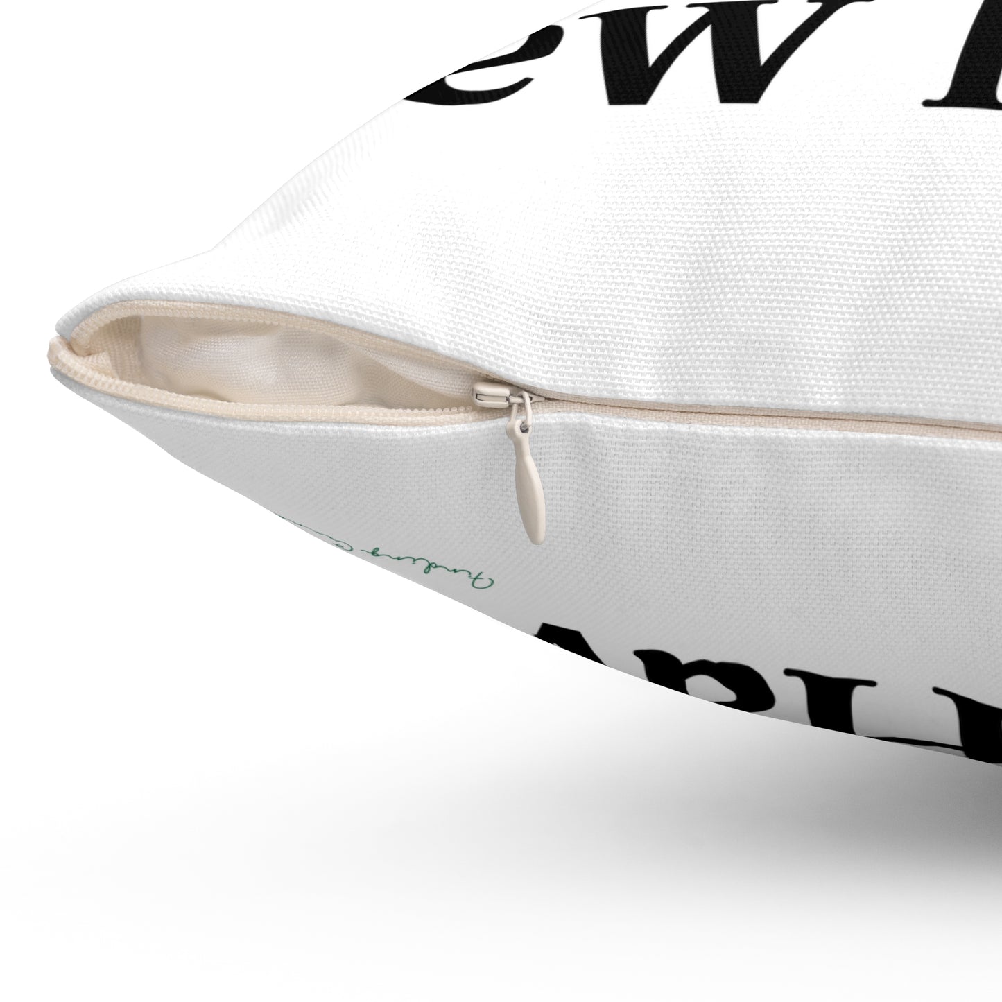 I Clover New Haven Spun Polyester Square Pillow