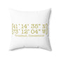 Trumbull Coordinates Spun Polyester Square Pillow