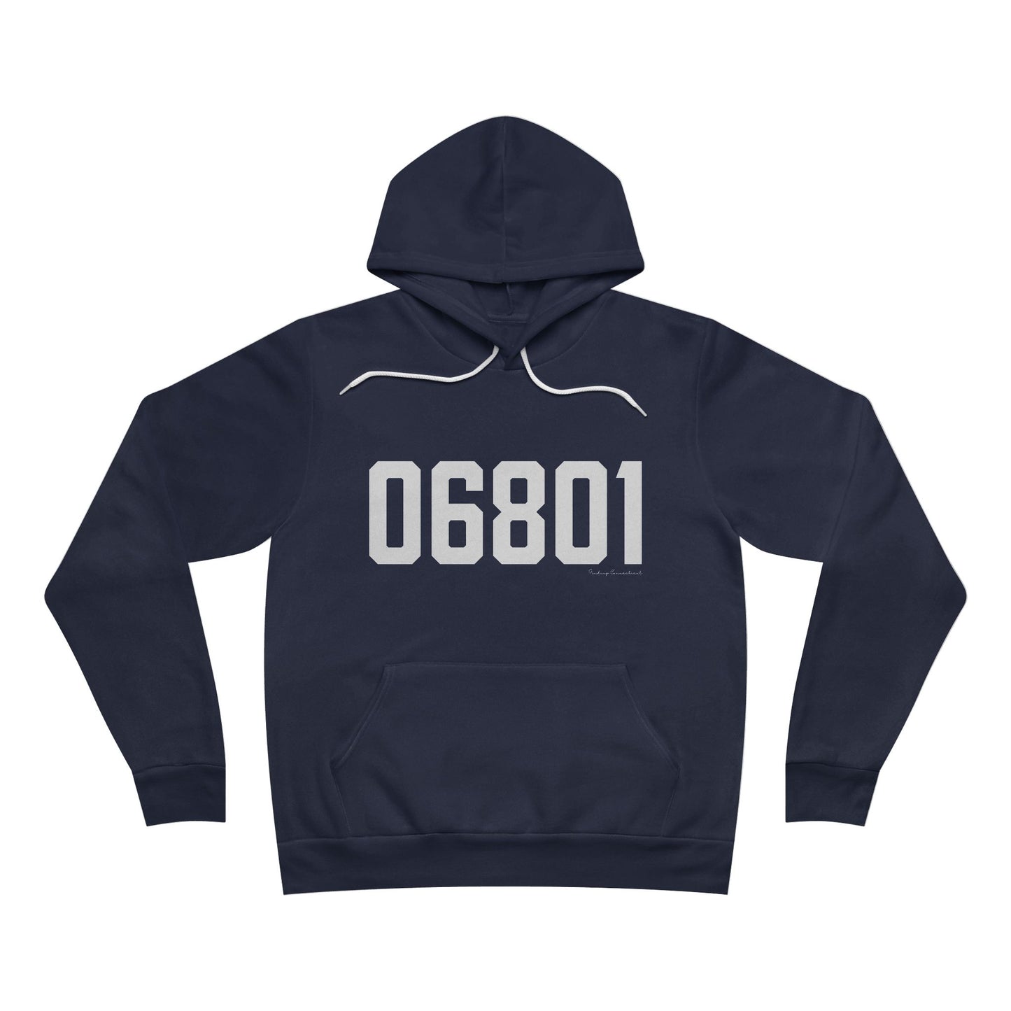 06801 Bethel CT Zip Code Unisex Sponge Fleece Pullover Hoodie