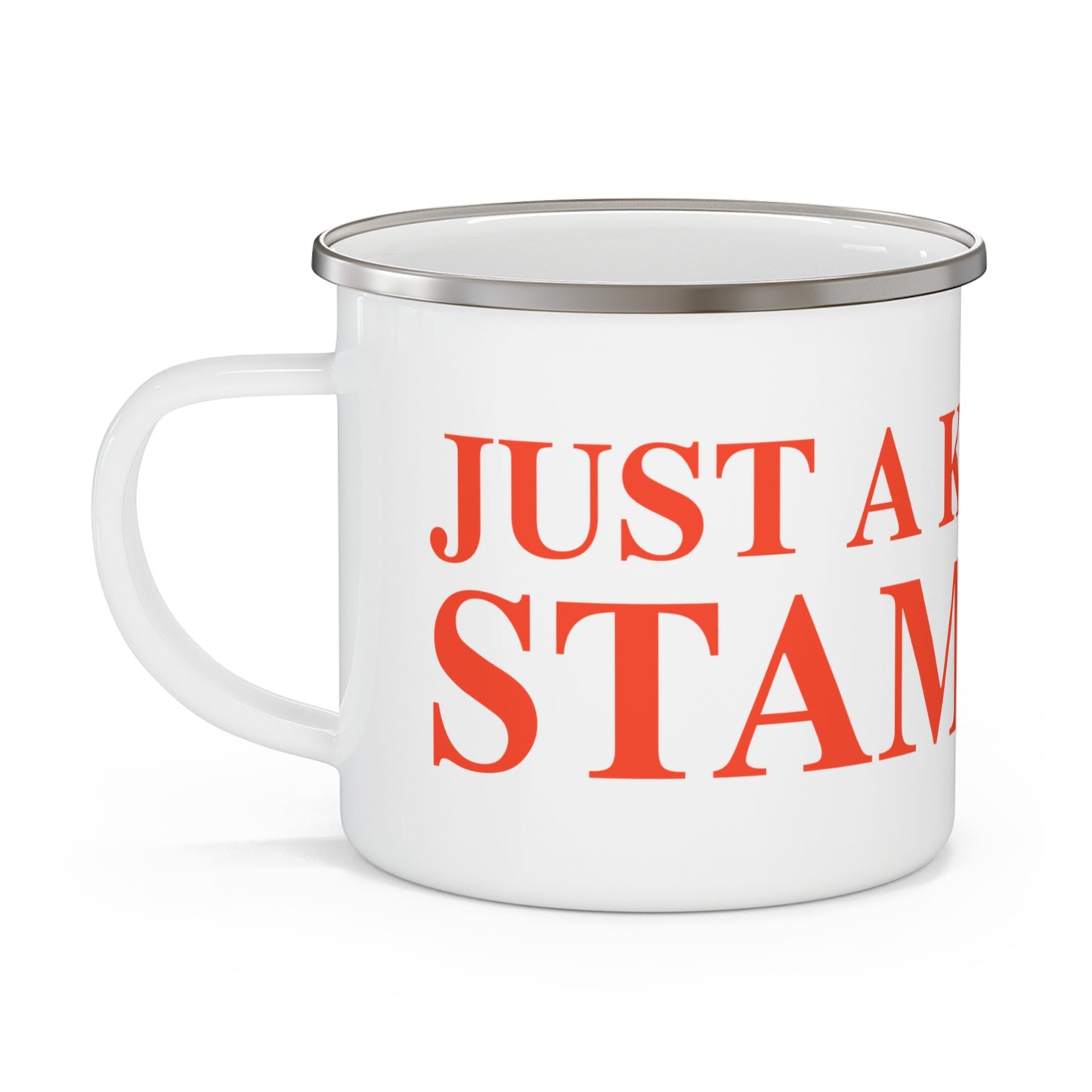 Just a kid from Stamford Enamel Camping Mug