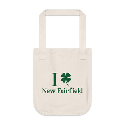 I Clover New Fairfield  Organic Canvas Tote Bag
