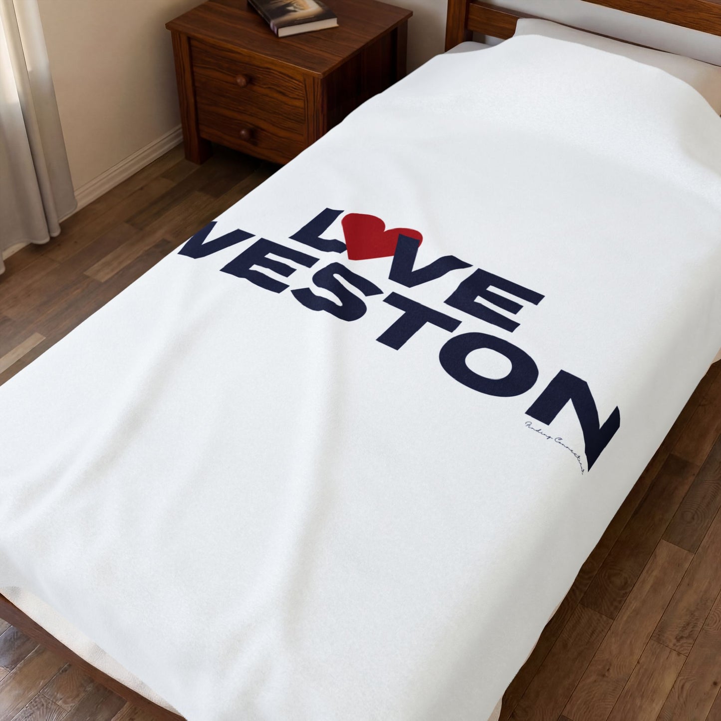 Love Weston Velveteen Plush Blanket
