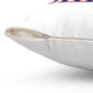 860 Ashford Red, White & Blue Spun Polyester Square Pillow