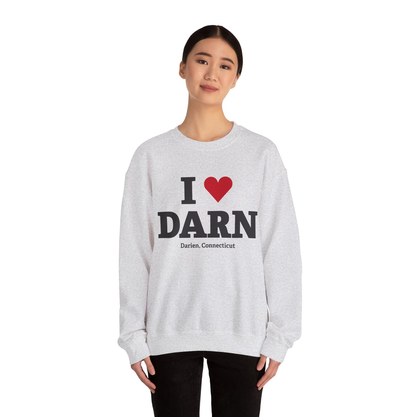 I Heart DARN Unisex Heavy Blend™ Crewneck Sweatshirt