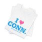I Heart CONN. Unisex Jersey Short Sleeve T-Shirt