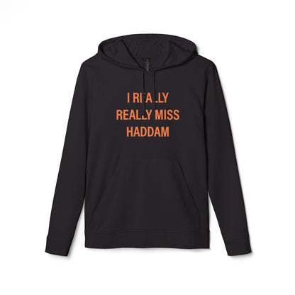 I Really Really Miss Haddam adidas® Unisex Fleece Hoodie