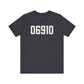 06910 Stamford CT Zip Code Unisex Jersey Short Sleeve T-Shirt
