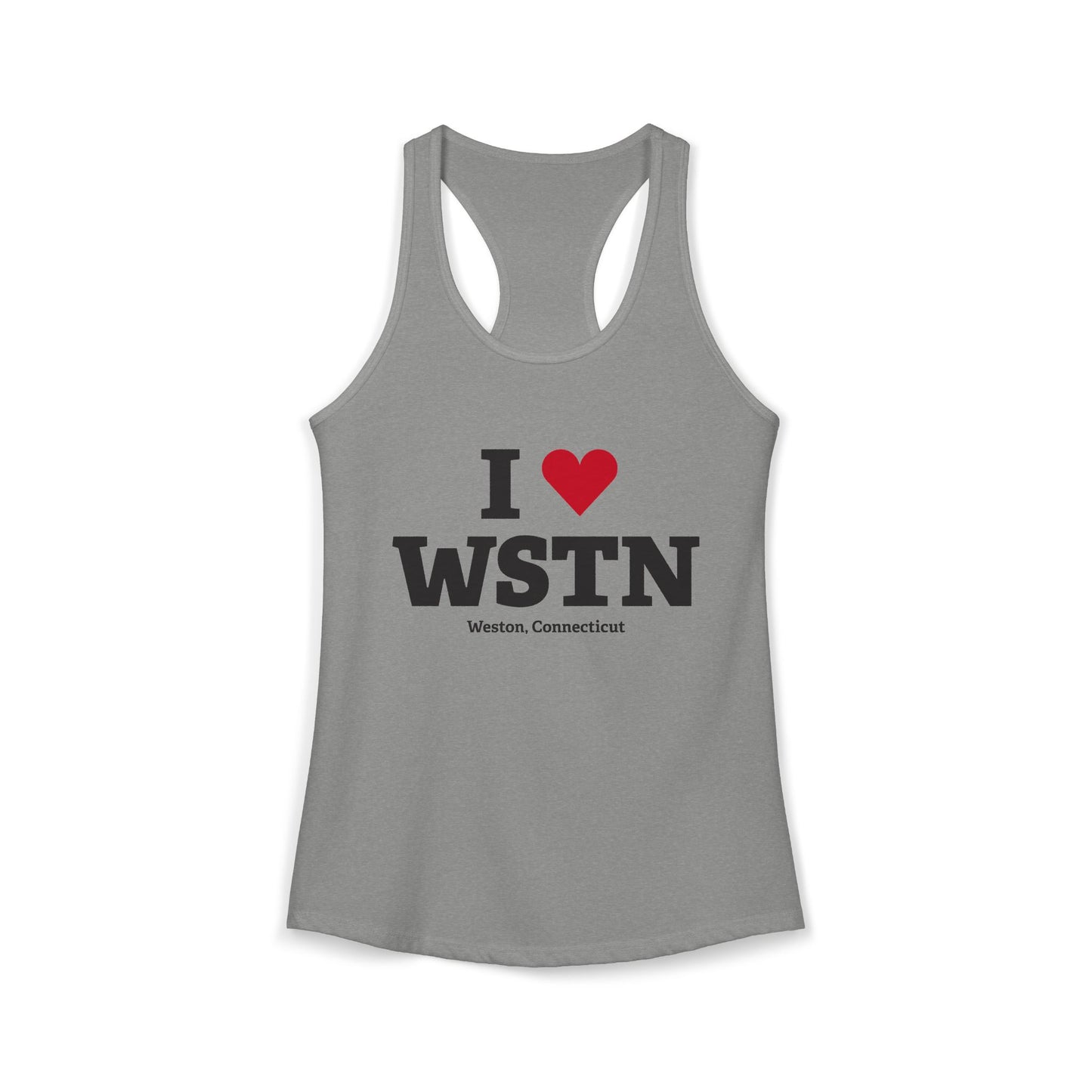 I Heart WSTN Women's Ideal Racerback Tank Top