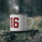 06416 Cromwell Connecticut Zip Code Enamel Camping Mug