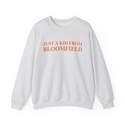 Just a kid from Bloomfield Unisex Heavy Blend™ Crewneck Sweatshirt
