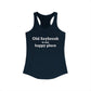 Old Saybrook is My Happy Place Women's Ideal Racerback Tank Top