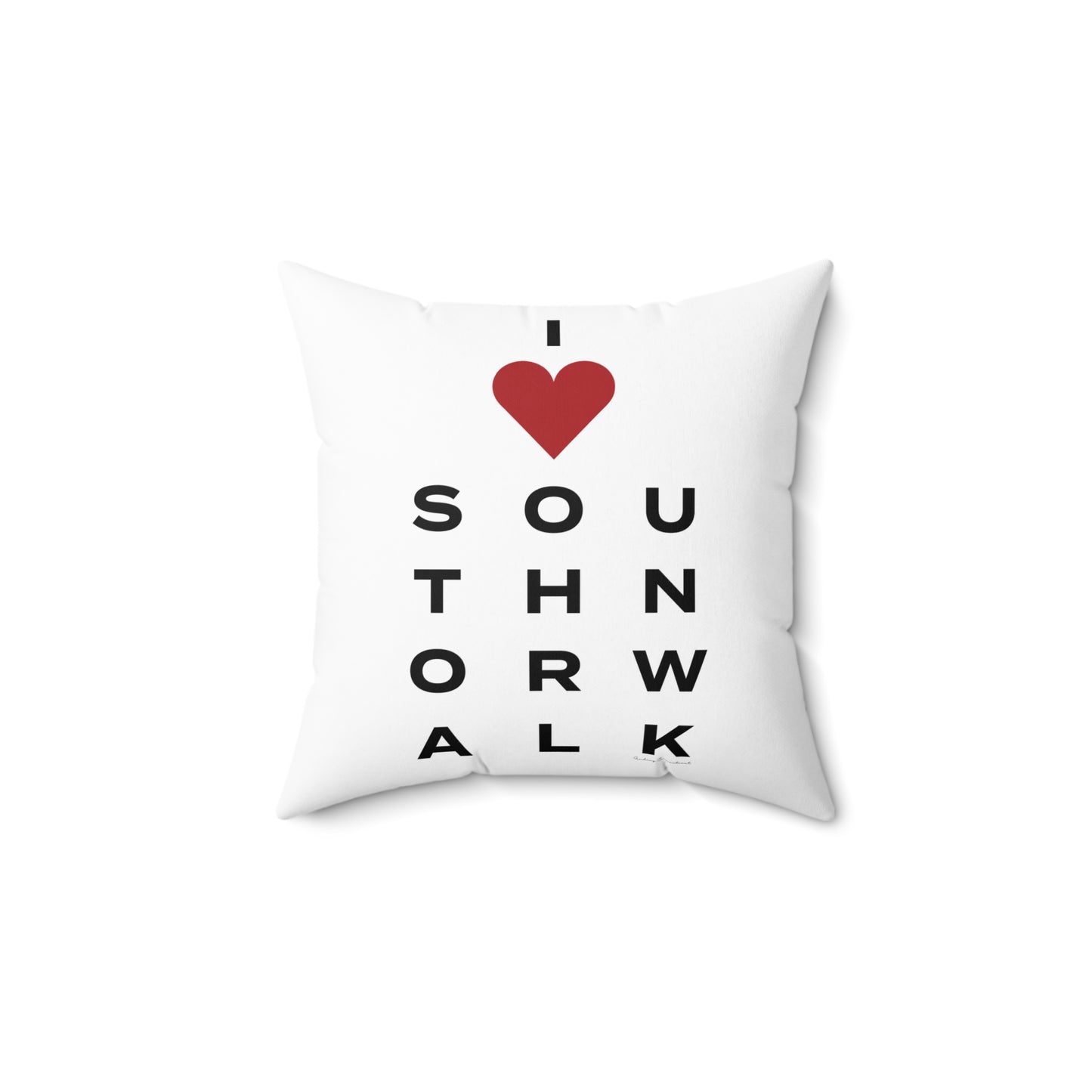 South Norwalk Vision Spun Polyester Square Pillow