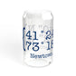 Newtown Coordinates Sipper Glass, 16oz